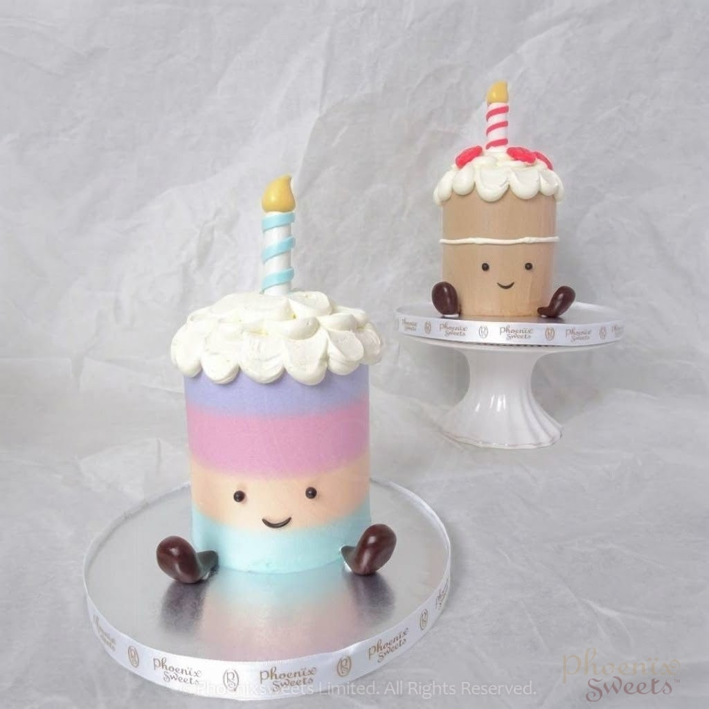 迷你牛油忌廉蛋糕 – Smiley Cake