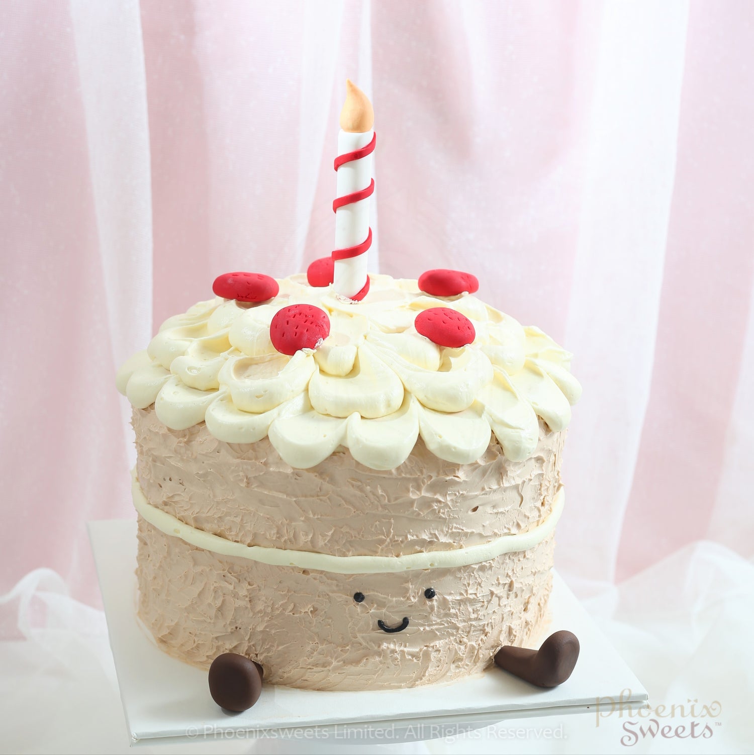 牛油忌廉蛋糕 - Smiley Cake