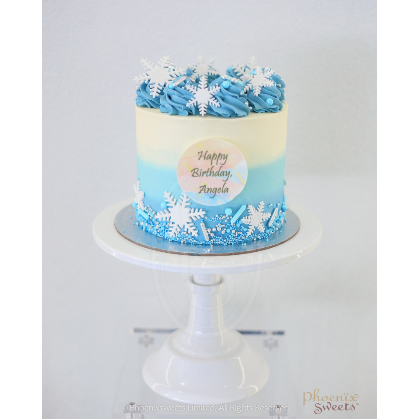 Themed Party Combo - Frozen Cake and Cupcake Tower