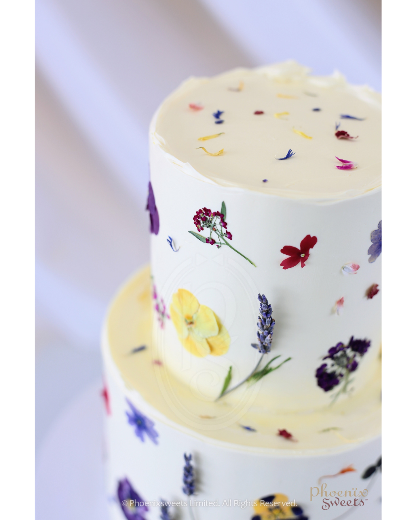 Butter Cream Cake - Flower Garden Cake