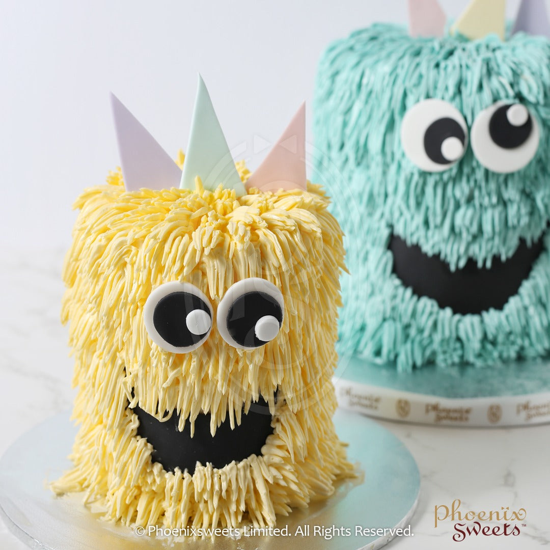 Themed Party Combo - Happy Monster Cake and Cupcake Tower