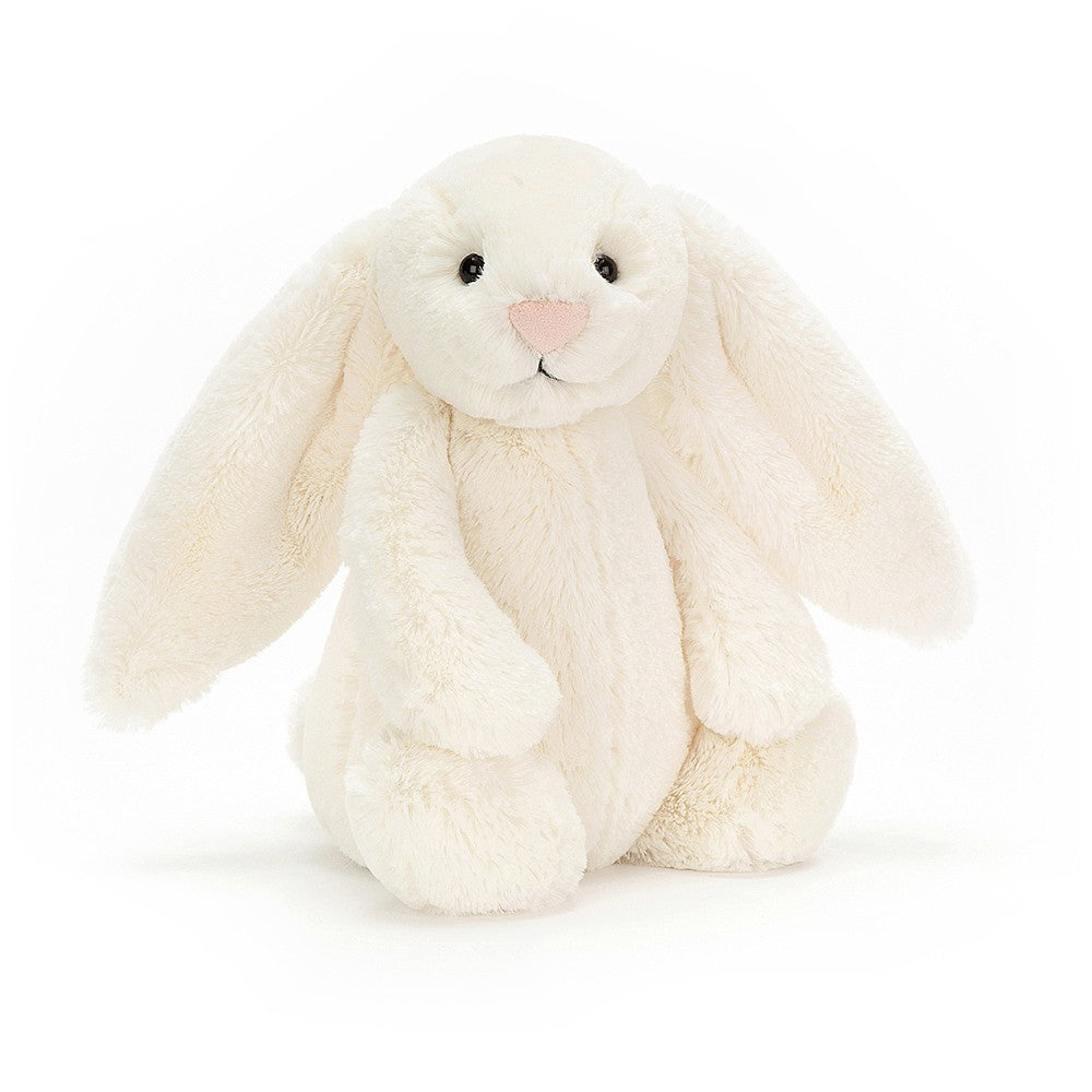 Jellycat Soft Toy - Bashful Cream Bunny Small (18cm tall)