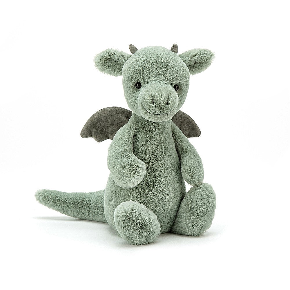 Jellycat Soft Toy - Bashful Dragon Small (18cm tall)