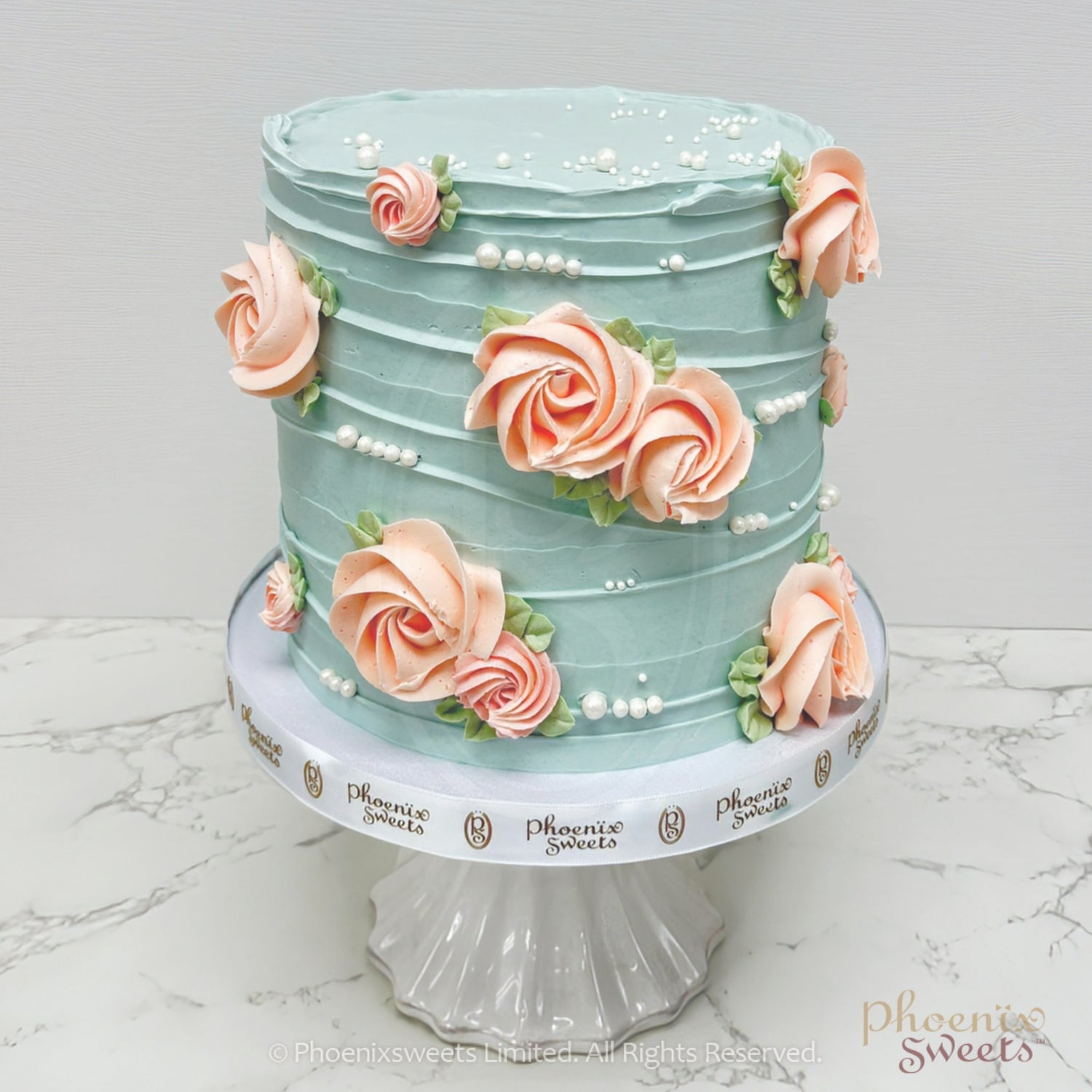 Butter Cream Cake - Swirls of Grace Cake