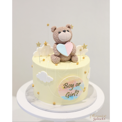 Butter Cream Cake - Cuddly Bear