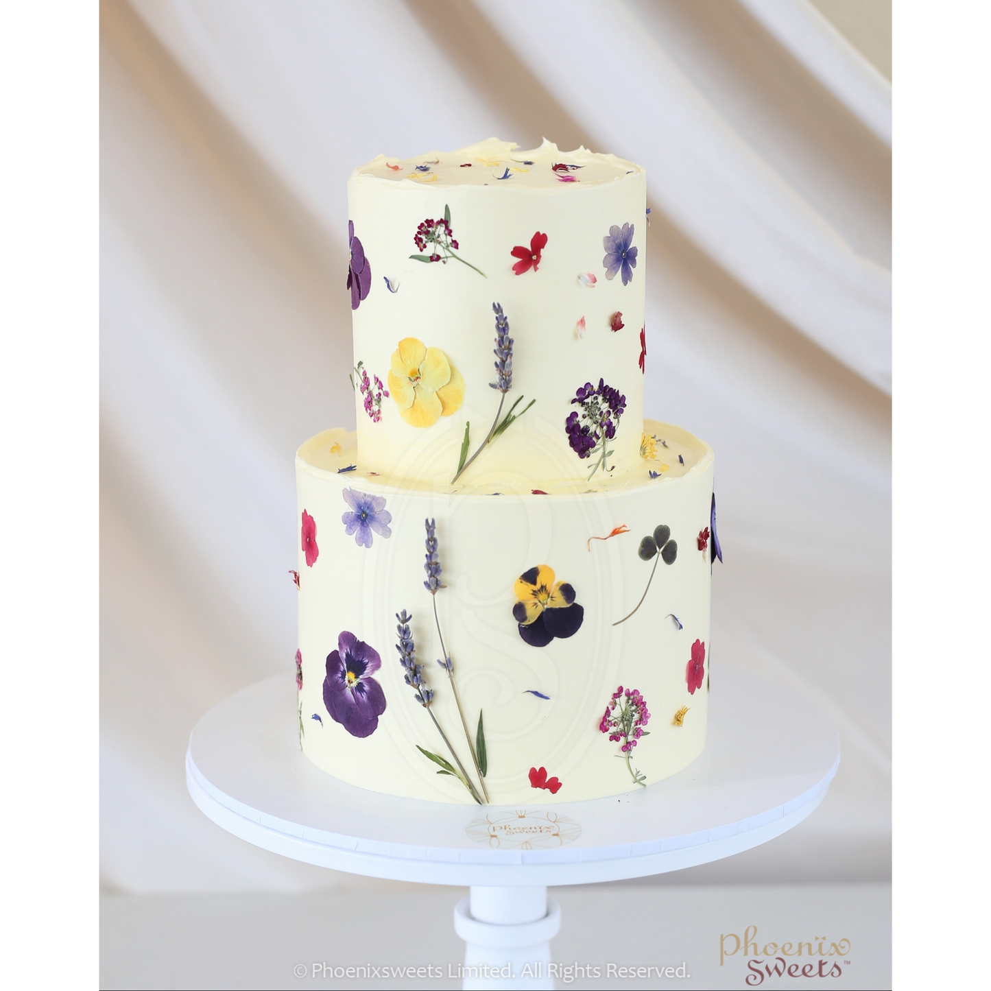 Butter Cream Cake - Flower Garden Cake