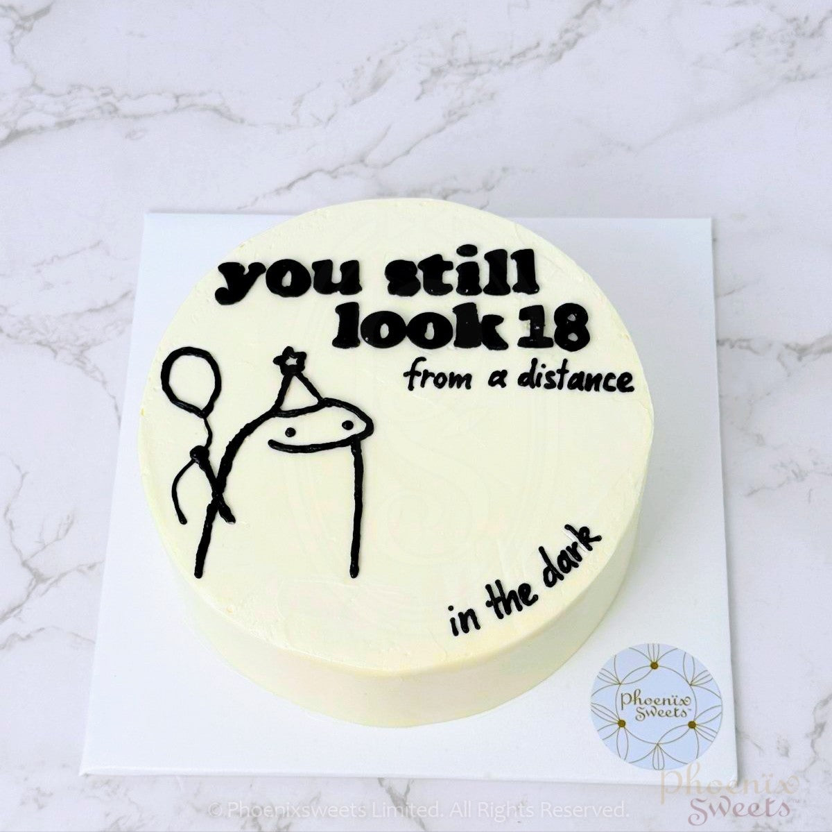 6" Meme Cake