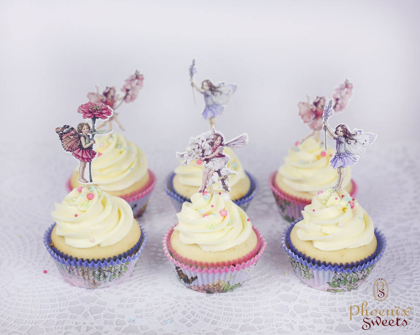 Cupcake Decoration Set - Flower Fairy (Not including cupcake)