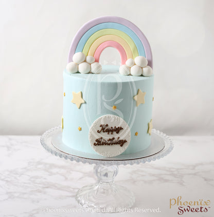 Rainbow Birthday Cake for Kid's Birthday and Baby Shower 立體 生日蛋糕 3D Cake 
