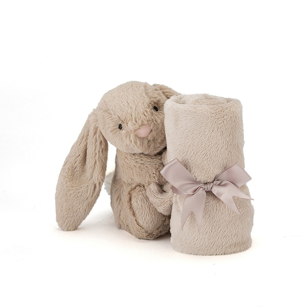 Jellycat Soft Toy - Bashful Beige Bunny Soother (17cm Tall)