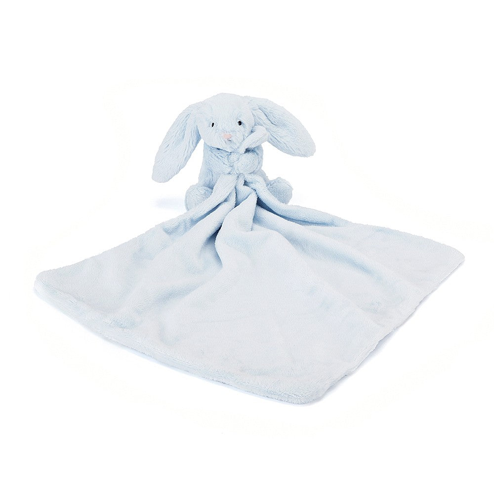 Jellycat Soft Toy - Bashful Blue Bunny Soother (17cm Tall)