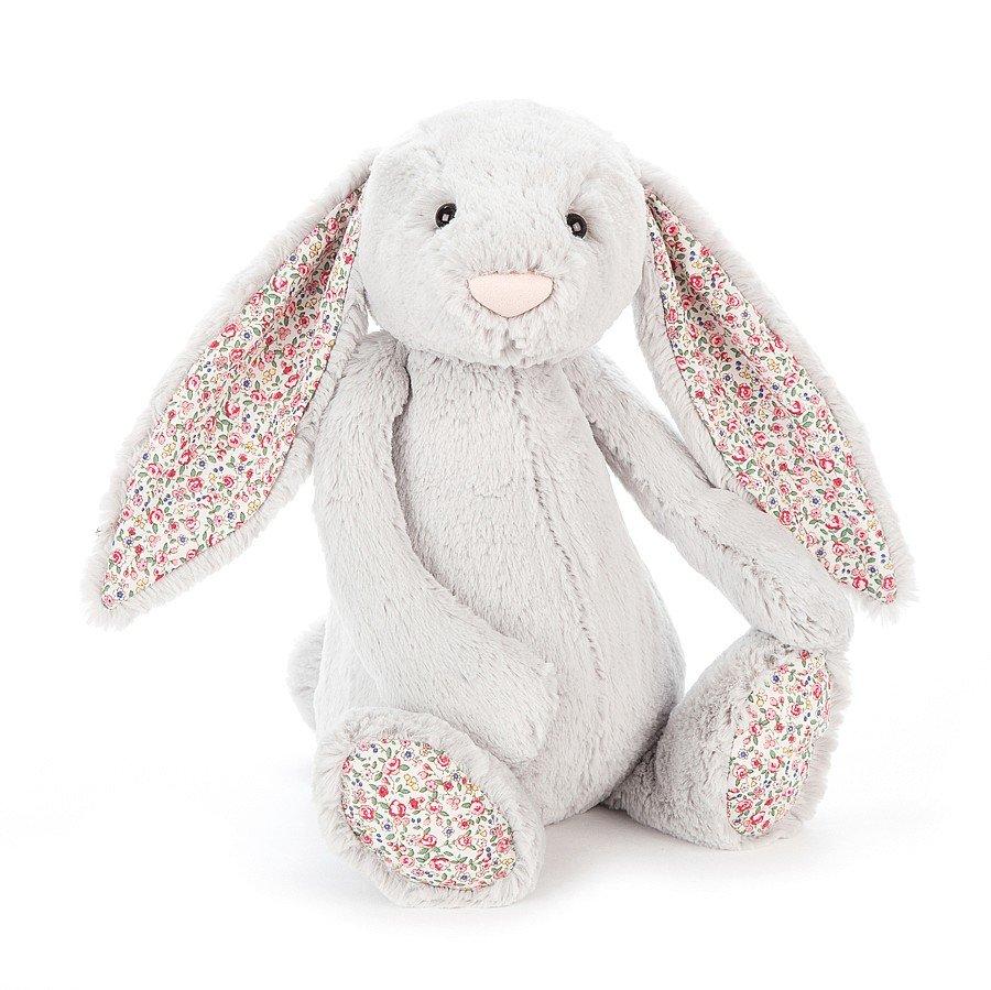 Jellycat Soft Toy - Blossom Silver Bunny Small (18cm tall)