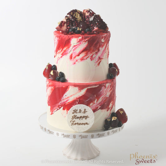 Butter Cream Cake - Ruby (2 tiers)