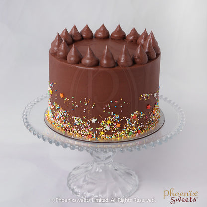 Delicious Dar Chocolate Birthday Cake for Kid's Birthday and Baby Shower 立體 生日蛋糕 3D Cake 