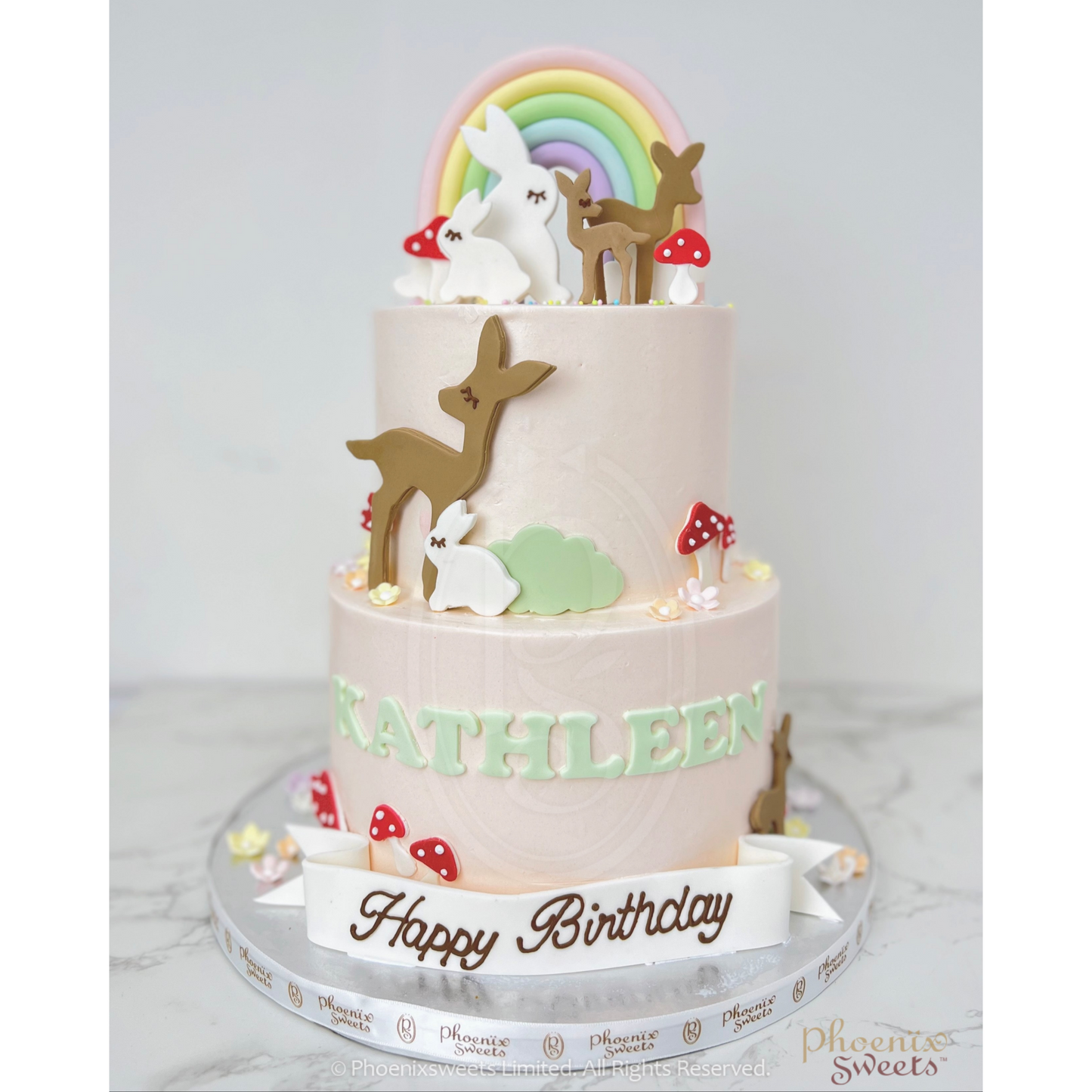 Butter Cream Cake - Woodland (2 tiers)