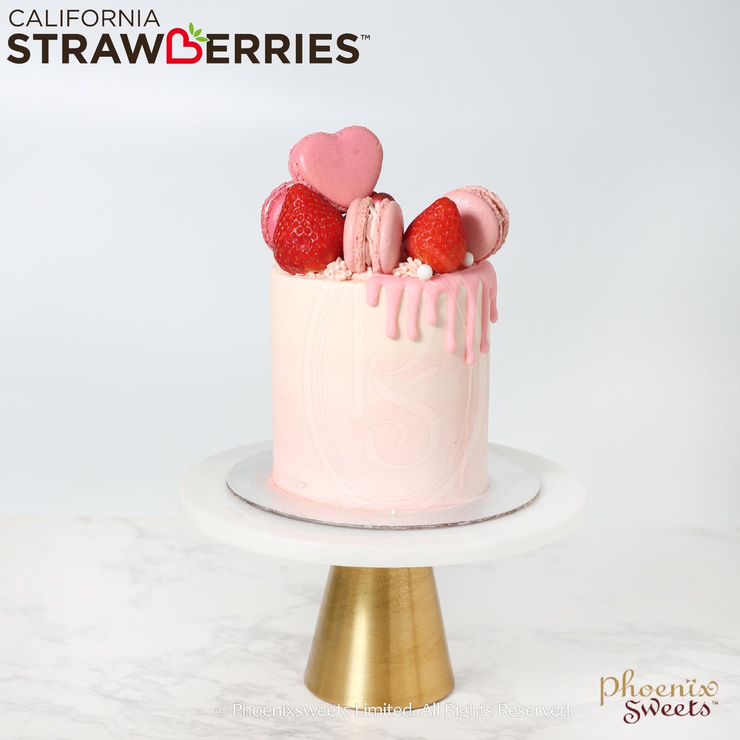 Mini Butter Cream Cake - Strawberry Kisses